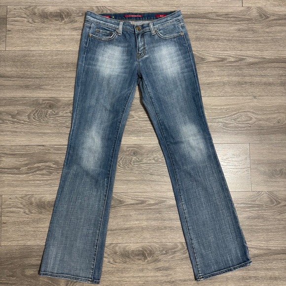 Vigoss Denim - Vigoss Venice Bootcut Jeans 30x32 in Womens 7 Blue Medium Wash Low Rise Stretch